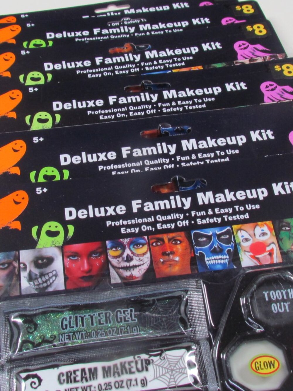 6 Pack Deluxe Family Makeup Kit Halloween Makeup
